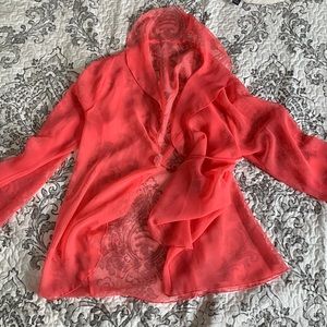 Vintage Shirley of Hollywood front- tie blouse